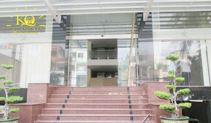 Địa ốc Kim Quang | Hình chụp phía trước tòa nhà cho thuê văn phòng quận 3 GB Tower Phía trước tòa nhà GB Tower
