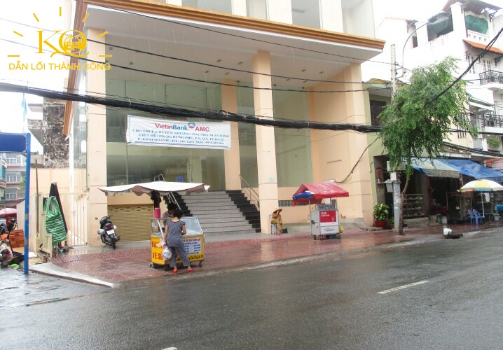 Tòa nhà cho thuê nguyên căn quận 5 An Bình building phía trước tòa nhà | Địa ốc Kim Quang Phía trước tòa nhà An Bình Building