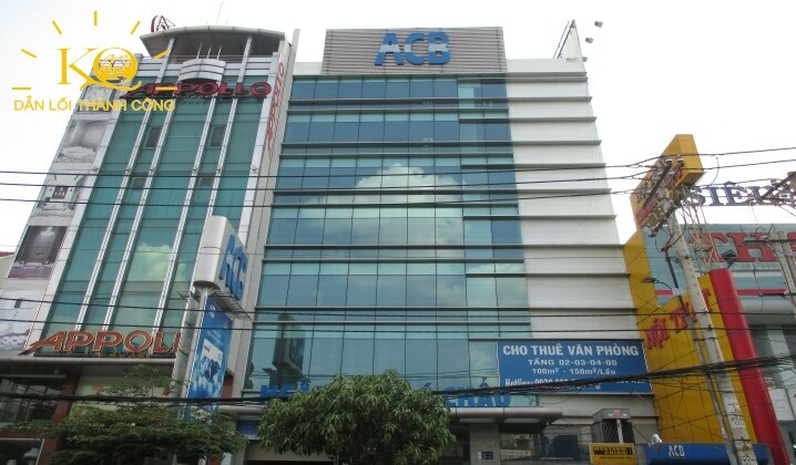 Cho thuê văn phòng quận Tân Bình Á Châu building tổng quan tòa nhà Bên ngoài tòa nhà Á Châu Building