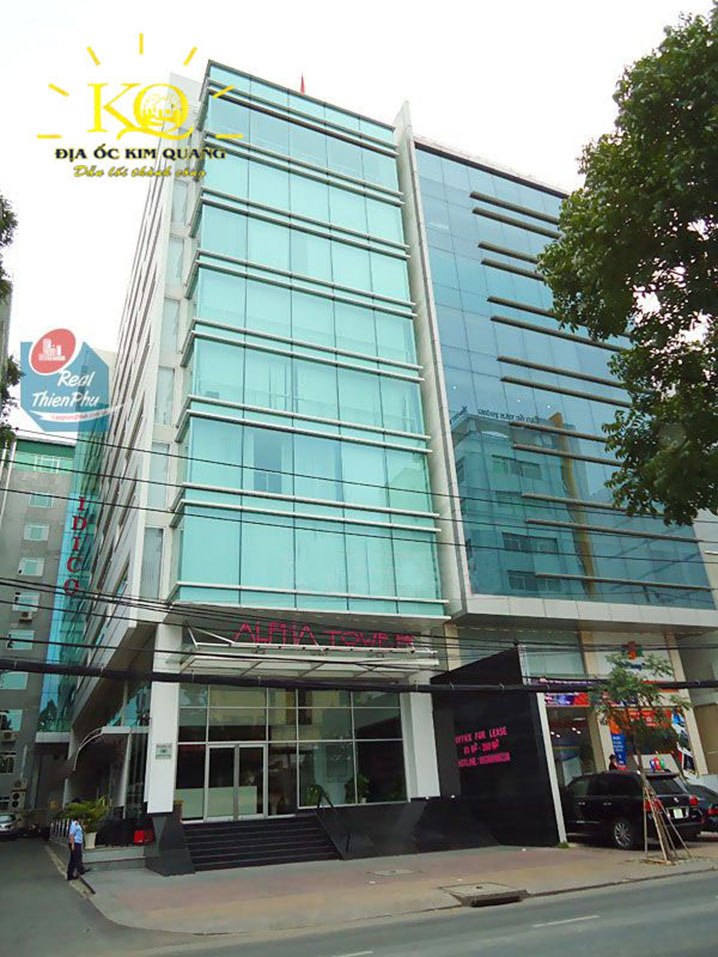 Địa ốc Kim Quang | Cho thuê văn phòng quận 3 Alpha Tower toàn cảnh Bên ngoài tòa nhà Alpha Tower