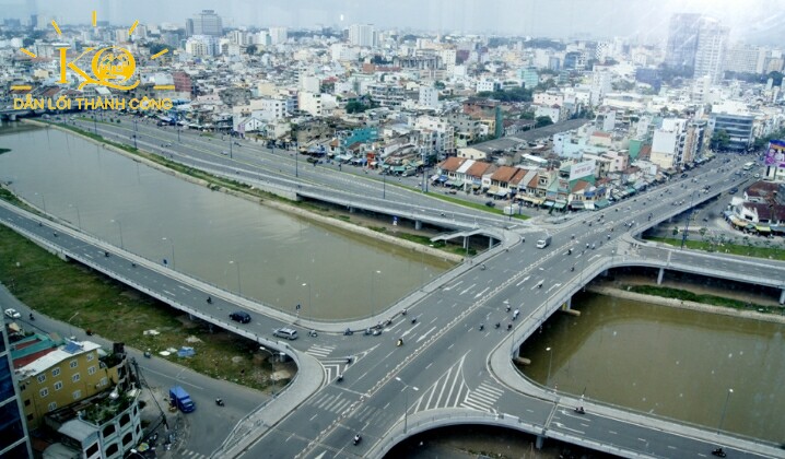 Địa ốc Kim Quang | Cho thuê văn phòng quận 4 Cao ốc Đinh Lễ view Hướng view từ cao ốc Đinh Lễ