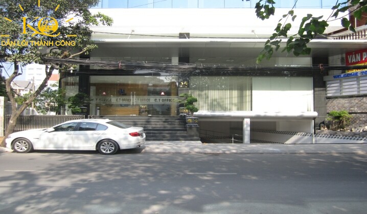 Cho thuê văn phòng quận Tân Bình C.T Office hình chụp phía trước tòa nhà Phía trước tòa nhà C.T Office