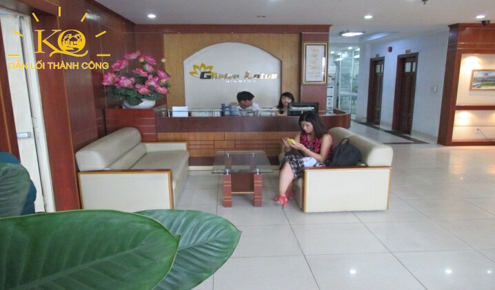 Cho thuê văn phòng quận Tân Bình Đại Dũng building quầy lễ tân Quầy lễ tân tòa nhà Đại Dũng building