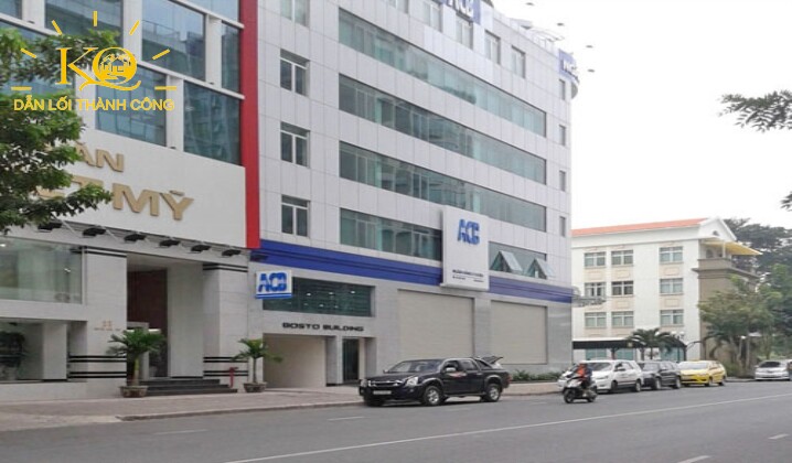 Địa ốc Kim Quang | Hình chụp con đường phía trước tòa nhà văn phòng cho thuê quận 7 Gosto Building Đường phía trước tòa nhà Gosto Building
