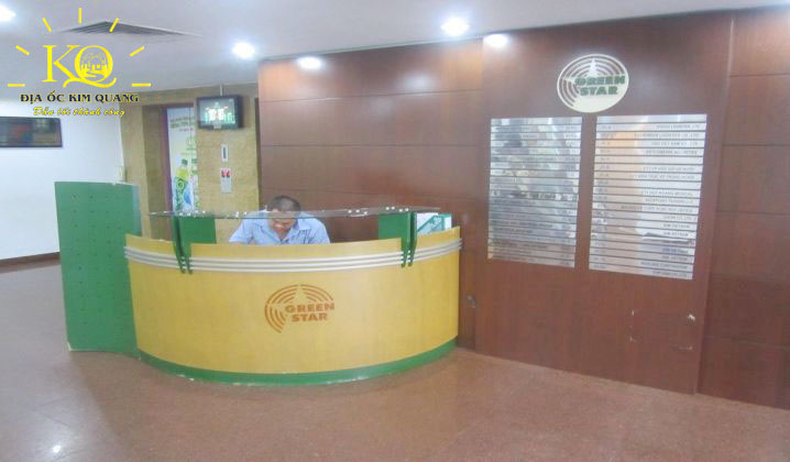 Địa ốc Kim Quang | Hình chụp sảnh lễ tân của tòa nhà cho thuê văn phòng quận 3 Green Star cho-thue-van-phong-green-star-le-tan
