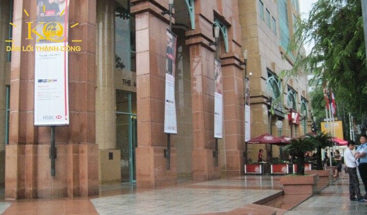 Cho thuê văn phòng hạng A tòa nhà Metropolitan khuôn viên tòa nhà | Địa Ốc Kim Quang Phía trước tòa nhà hạng a Metropolitan