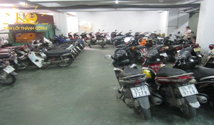 Cho thuê văn phòng quận Tân Bình HHM building hầm gửi xe Hầm gửi xe tại tòa nhà HHM Building
