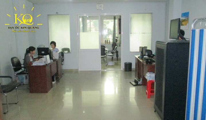 Địa ốc Kim Quang | Hình chụp diện tích trống cho thuê bên trong tòa nhà văn phòng cho thuê quận 3 Hoàng Đan Building Văn phòng bên trong Hoàng Đan Building