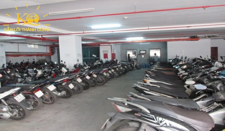 Cho thuê văn phòng quận Tân Bình Hoàng Việt Building hầm gửi xe Hầm gửi xe tòa nhà Hoàng Việt Building