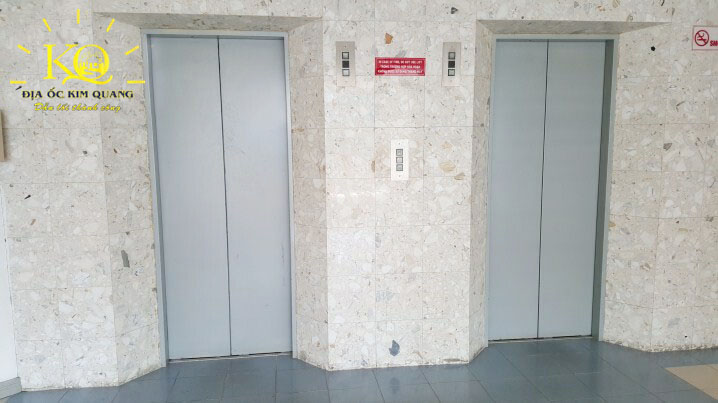 Địa ốc Kim Quang | Hình chụp hệ thống thang máy tại tòa nhà cho thuê văn phòng quận 3 IDC Building Thang máy tại tòa nhà IDC Building