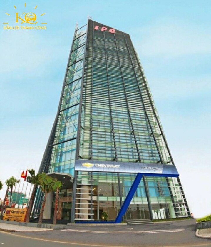 Địa ốc Kim Quang | Hình chụp tổng quan tòa nhà cho thuê văn phòng quận 7 IPC Tower Bên ngoài tòa nhà IPC Tower