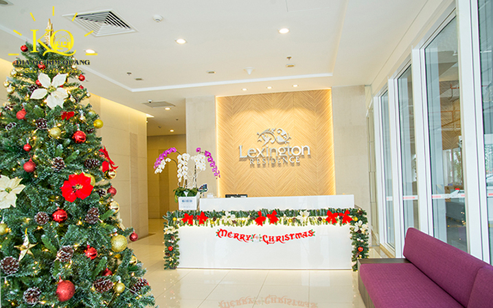 Cho thuê văn phòng quận 2 Lexington Residence khu vực lễ tân Khu vực lễ tân Lexington Residence