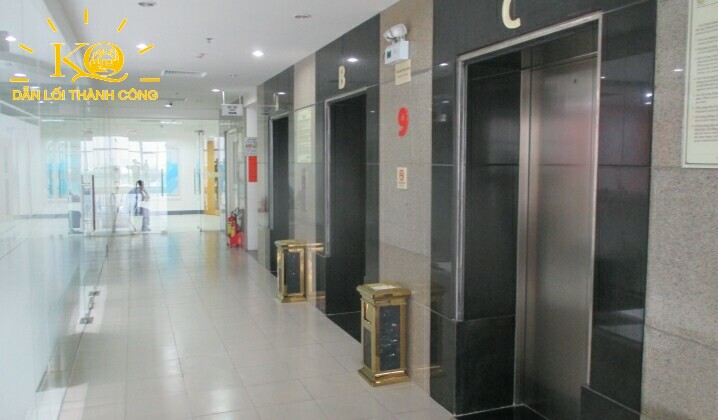 Địa ốc Kim Quang | Cho thuê văn phòng quận 5 Lottery Tower hệ thống thang máy Thang máy Lottery Tower