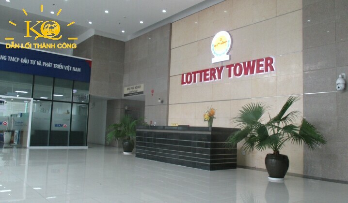 Địa ốc Kim Quang | Cho thuê văn phòng quận 5 Lottery Tower khu vực lễ tân Quầy lễ tân tại Lottery Tower