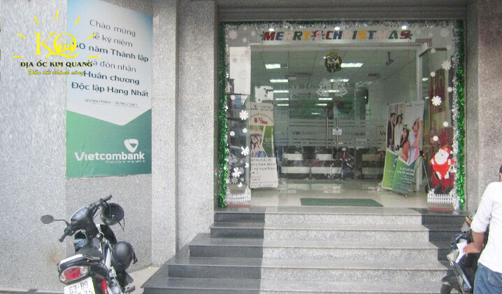 Địa ốc Kim Quang | Hình chụp phía trước tòa nhà văn phòng cho thuê quận 3 Ngọc Đông Dương building Phía trước Ngọc Đông Dương Building
