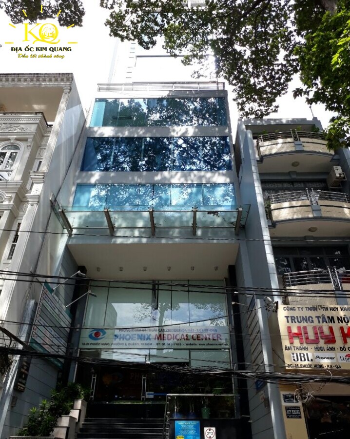 Địa ốc Kim Quang | Cho thuê văn phòng quận 5 Phoenix Tower hình chụp bao quát Tòa nhà Phoenix Tower