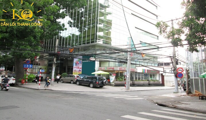Cho thuê văn phòng quận 1 Abacus Tower khu vực phía trước tòa nhà | Địa Ốc Kim Quang Phía trước Abacus Tower