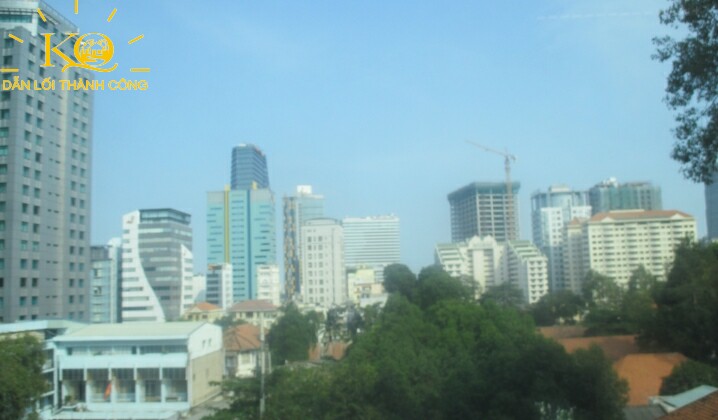 Cho thuê văn phòng quận 1 Central Plaza view đẹp | Địa Ốc Kim Quang Hướng view từ tòa nhà Central Plaza