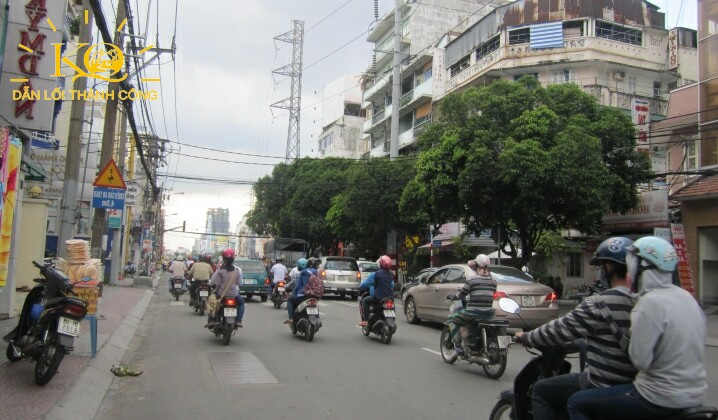 Cho thuê văn phòng quận 1 giá rẻ Điện Biên Phủ building con đường phía trước | Địa ốc Kim Quang Con đường phía trước tòa nhà Điện Biên Phủ Building