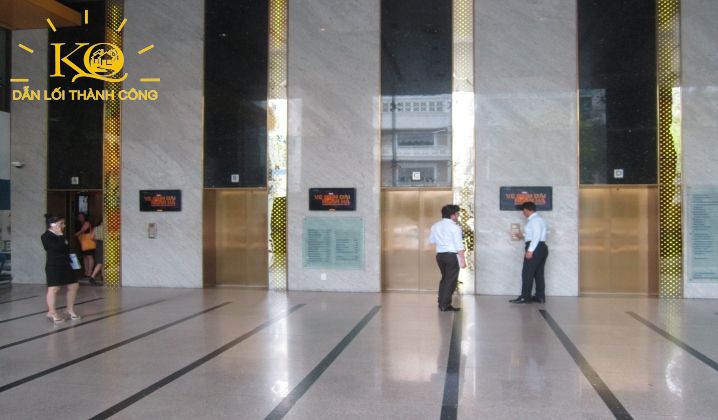 Cho thuê văn phòng quận 1 giá rẻ Gemadept Tower hệ thống thang máy | Địa ốc Kim Quang Thang máy tại Gemadept Tower