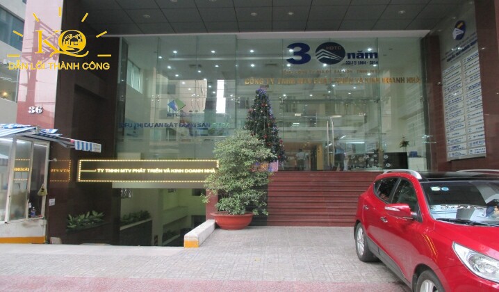 Cho thuê văn phòng quận 1 HDTC Building phía trước tòa nhà | Địa Ốc Kim Quang Phía trước tòa nhà HDTC Building