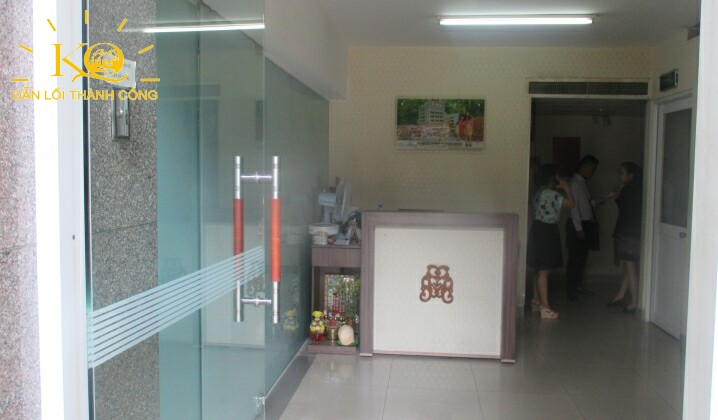 Cho thuê văn phòng quận 1 giá rẻ Khang Minh building khu vực lễ tân | Địa ốc Kim Quang Toilet bên trong tại Khang Minh Building