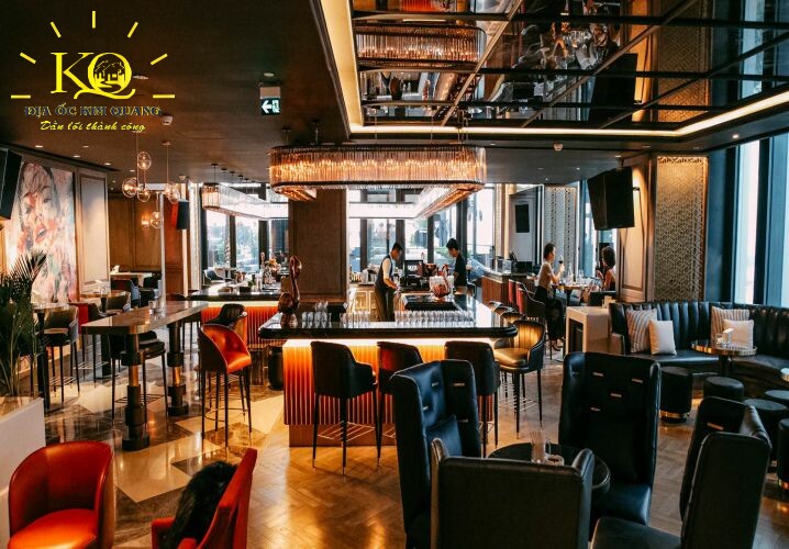 Cho thuê văn phòng quận 1 Ngôi Nhà Đức nhà hàng bên trong tòa nhà | Địa Ốc Kim Quang Không gian bar tại tòa nhà hạng a Ngôi Nhà Đức