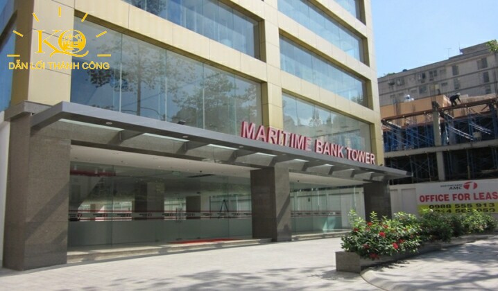 Cho thuê văn phòng quận 1 Maritime Bank Tower phía trước | Địa ốc Kim Quang Phía trước Maritime Bank Tower