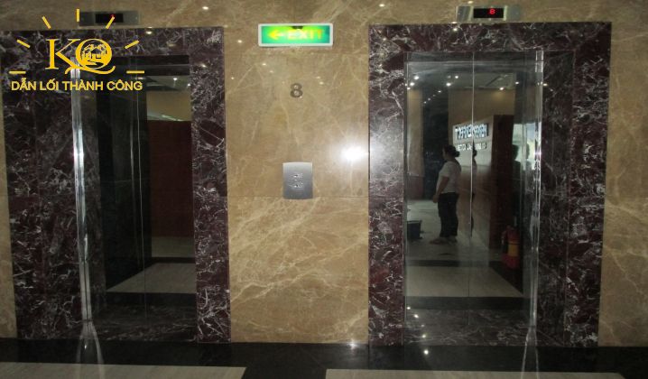 Cho thuê văn phòng quận 1 NDT Building hệ thống thang máy | Địa Ốc Kim Quang Thang máy bên trong NDT Building