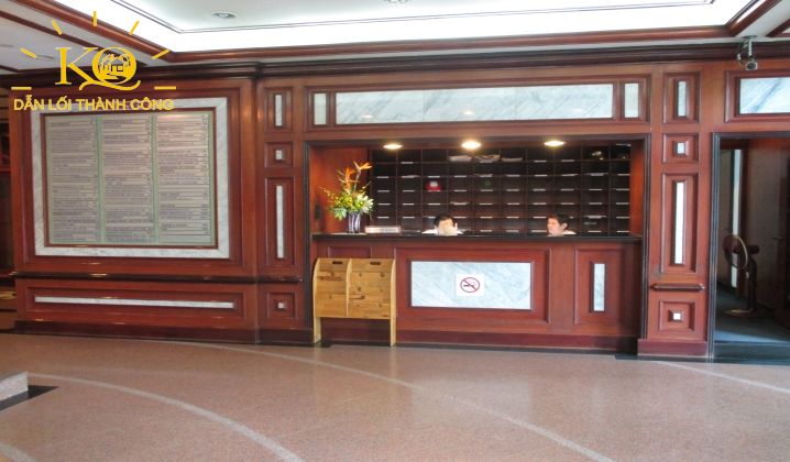 Cho thuê văn phòng quận 1 Osic Building quầy lễ tân | Địa ốc Kim Quang Quầy lễ tân tại OSIC Building