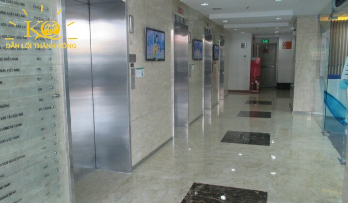 Địa ốc Kim Quang | Cho thuê văn phòng quận 1 PVFCCo Tower hệ thống thang máy Thang máy PVFCco Tower