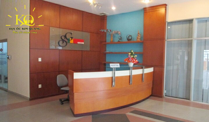 Cho thuê văn phòng quận 1 Sài Gòn 3 building quầy lễ tân | Địa Ốc Kim Quang Quầy lễ tân Sài Gòn 3 Building