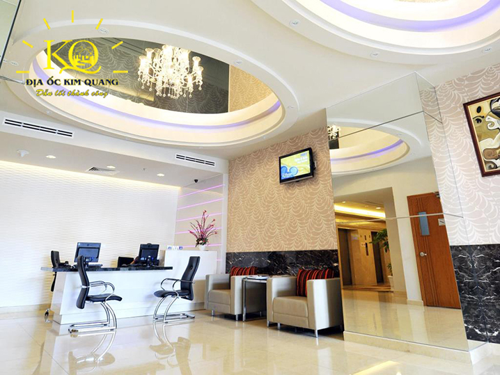 Địa ốc Kim Quang | Cho thuê văn phòng quận 1 WMC Tower khu vực lễ tân Lễ tân tòa nhà WMC Tower