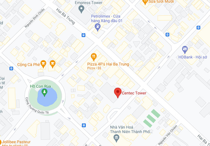 Xem link vị trí tòa nhà Centec Tower trên Google Map Xem link vị trí tòa nhà Centec Tower trên Google Map