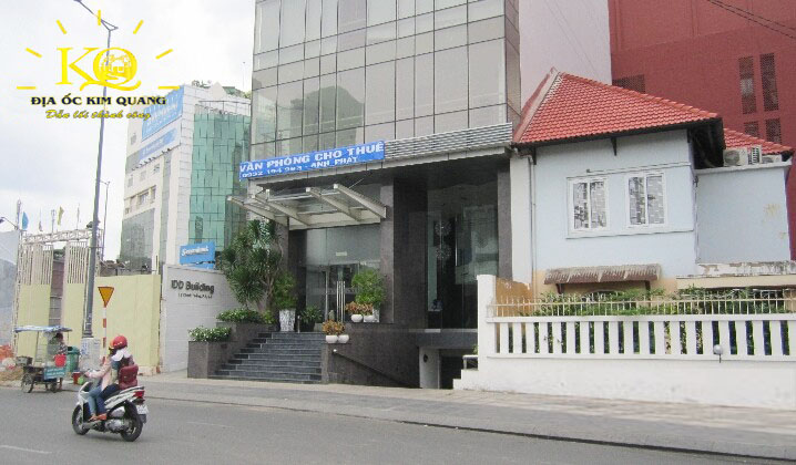 Địa ốc Kim Quang | Hình chụp phía trước tòa nhà cho thuê văn phòng quận 3 IDD 1 Building Phía trước tòa nhà Bach Building
