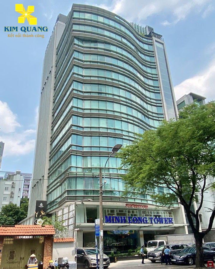 Hình chụp phía trước tòa nhà Minh Long Tower Hình chụp phía trước tòa nhà Minh Long Tower