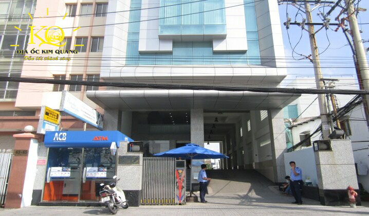 Cho thuê văn phòng quận Bình Thạnh ACB Bank building mặt trước tòa nhà | Địa Ốc Kim Quang Tòa nhà ACB Bank Building