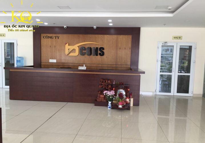 Cho thuê văn phòng quận Bình Thạnh BCons Tower khu vực lễ tân | Địa Ốc Kim Quang Quầy lễ tân