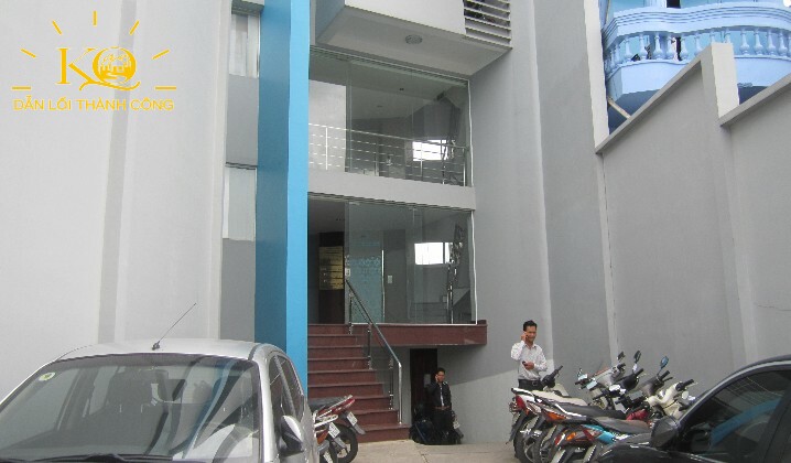 Cho thuê văn phòng quận Bình Thạnh Cao ốc 293 Office building phía trước tòa nhà | Địa ốc Kim Quang Phía trước Cao Ốc 293 Office Building