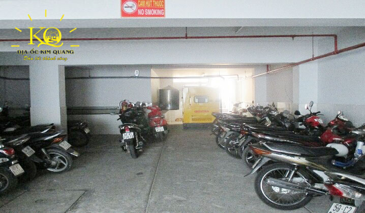 Cho thuê văn phòng quận Bình Thạnh Compa building hầm gửi xe | Địa ốc Kim Quang Hầm gửi xe tại tòa nhà Compa Building