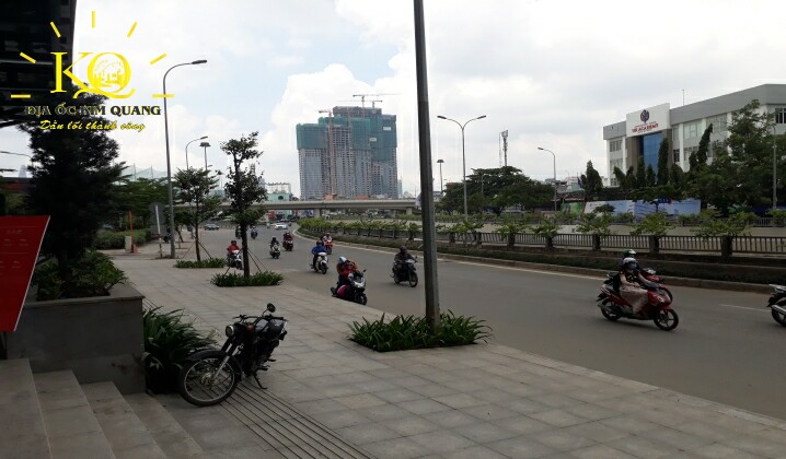 Cho thuê văn phòng quận Bình Thạnh Saigon Pearl Gia Kỳ giao thông phía trước | Địa ốc Kim Quang Giao thông phía trước Saigon Pearl Gia Kỳ