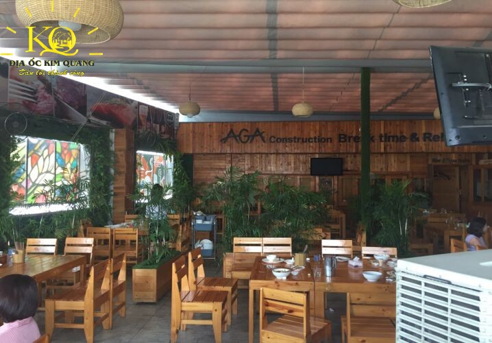 Địa ốc Kim Quang | Căn tin phía dưới tòa nhà cho thuê văn phòng quận Phú Nhuận Giám Mục Long Xuyên Building Khu vực căn tin tại Tòa nhà Giám Mục Long Xuyên