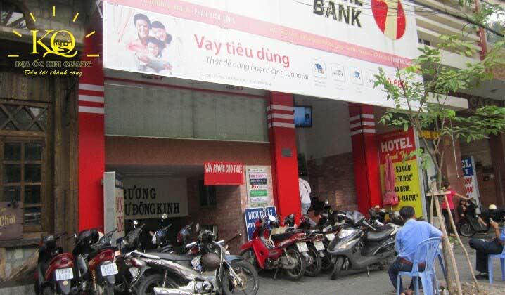 Địa ốc Kim Quang | Hình chụp phía trước tòa nhà văn phòng cho thuê quận Phú Nhuận Nhật Ngữ Đông Kinh Office Phía trước Nhật Ngữ Đông Kinh Building