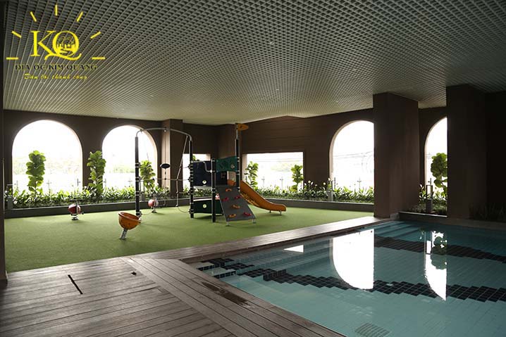 Địa ốc Kim Quang | Khu vui chơi dành cho trẻ em của tòa nhà văn phòng cho thuê quận Phú Nhuận Officetel Garden Gate Khu vực vui chơi trẻ em tại tòa nhà Officetel Garden Gate