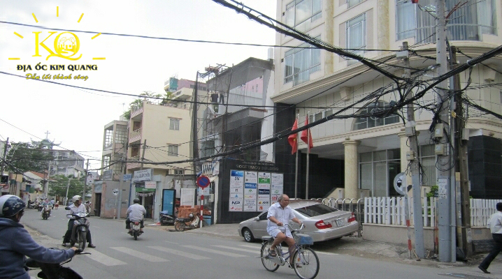 Địa ốc Kim Quang | Hình chụp con đường phía trước tòa nhà cho thuê văn phòng quận Phú Nhuận Sogetraco building Con đường phía trước Sogetraco building