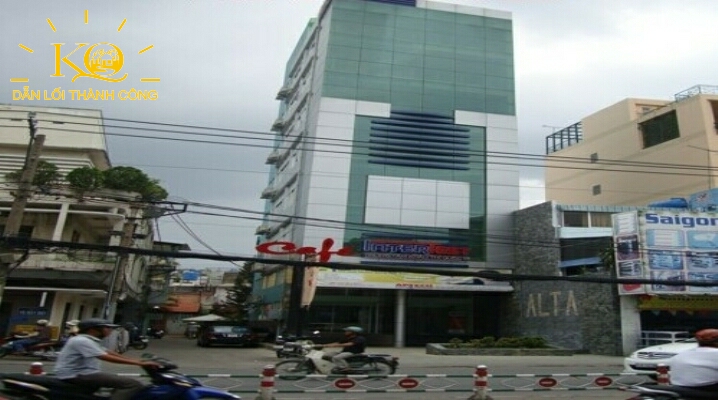 Cho thuê văn phòng quận Tân Bình Alta building phía trước tòa nhà | Địa ốc Kim Quang Giao thông phía trước tòa nhà Alta Building
