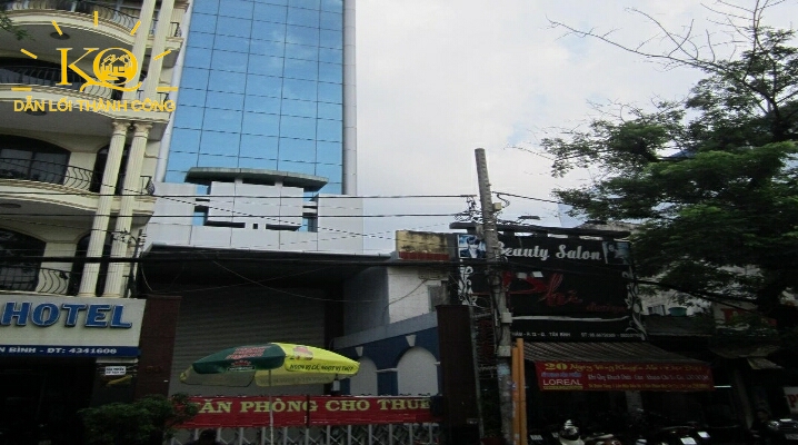 Cho thuê văn phòng quận Tân Bình Hoàng Hoa Thám Building phía trước tòa nhà | Địa ốc Kim Quang Phía trước tòa nhà Hoàng Hoa Thám Building