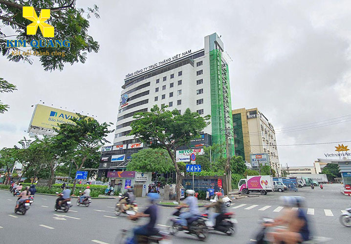 Giao thông phía trước tòa nhà Hải Âu Building thông thoáng Giao thông phía trước tòa nhà Hải Âu Building thông thoáng