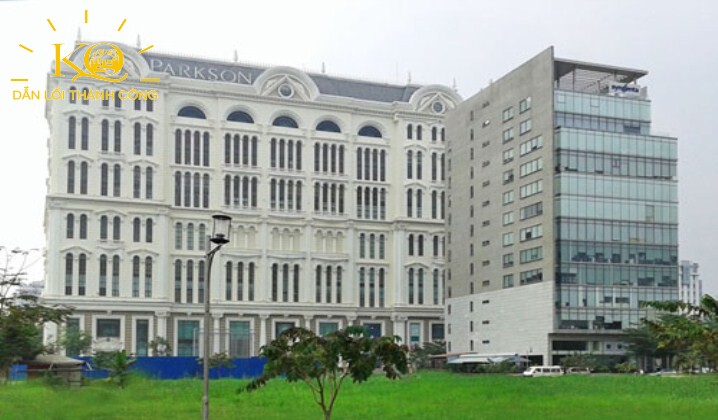 Cho thuê văn phòng quận 7 Saigon Paragon Building bao quát Bên ngoài tòa nhà Saigon Paragon Building