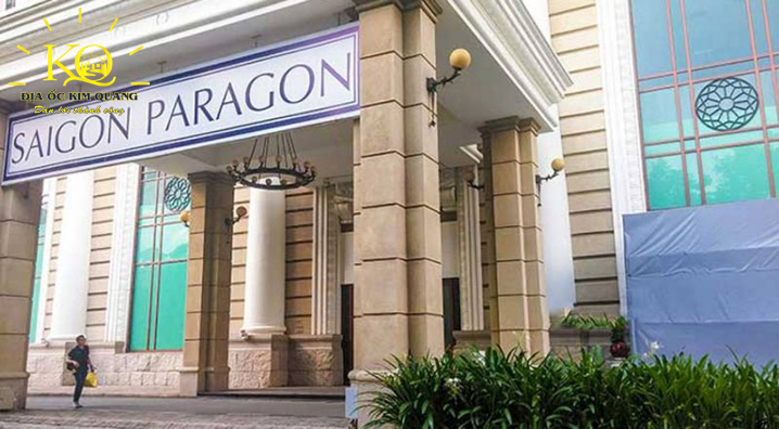 Cho thuê văn phòng quận 7 Saigon Paragon Building phía trước Phía trước tòa nhà Saigon Paragon Building
